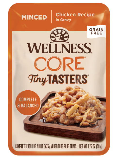 Wellness CORE Minced Chicken in Gravy Tiny Tasters Wet Cat Food