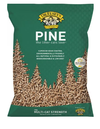 Dr. Elsey's Pine All-Natural Kiln-Dried Cat Litter, 40-lb bag