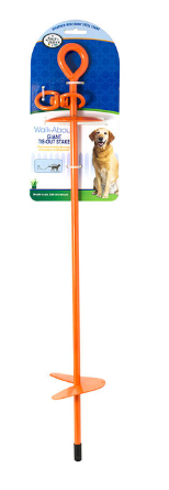 Four Paws Giant Tie-Out Stake Orange 5.90