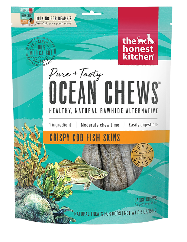 THE HONEST KITCHEN DOG BEAMS OCEAN CHEWS COD