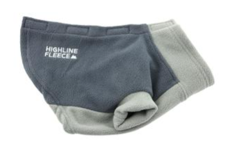 Highline Fleece Dog Coat - Two Tone Gray