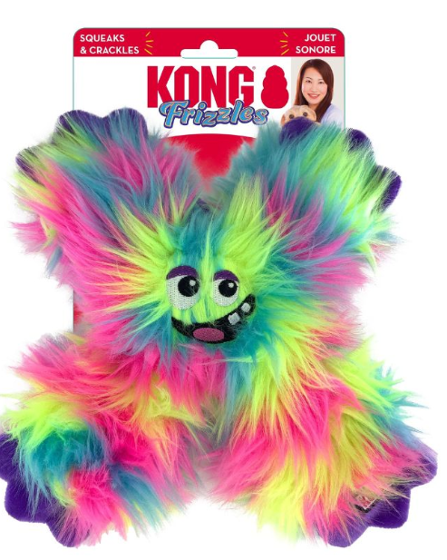 KONG Frizzles Dog Toy Spazzle