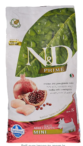 Farmina Natural And Delicious Chicken Grain-Free Formula Dry Dog Food, 15.4-Pound