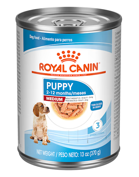 Copy of Royal Canine Medium Puppy Thin Slices In Gravy Dog Wet Food 13oz
