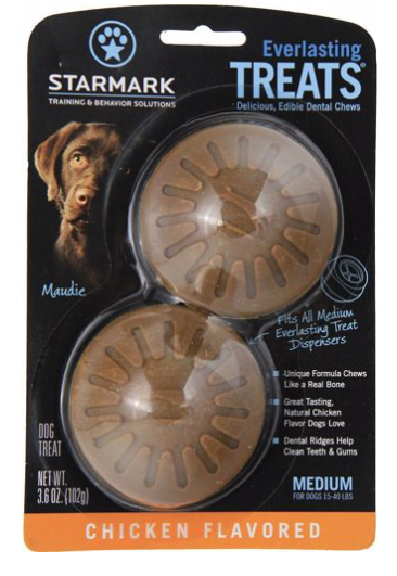 2 PK. EVERLASTING MED. TREATS - CHKN