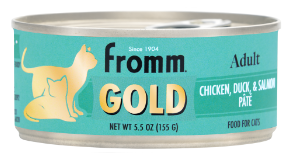 Adult Gold Chicken, Duck, and Salmon Pâté Cat Food 5.5OZ