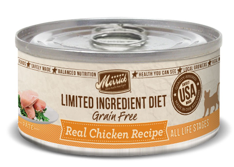Merrick® Limited Ingredient Diet Grain Free Real Chicken Recipe Cat Food, 5 Oz