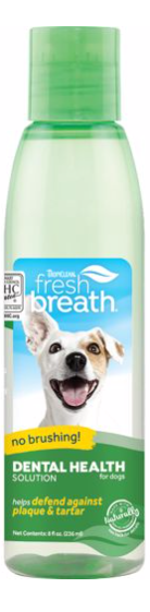 8 OZ. FRESH BREATH DENTAL HEALTH SOLUTION FOR DOGS