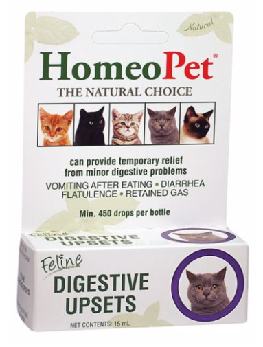 HOMEOPET 15 ML. DIGESTIVE UPSETS - FELINE