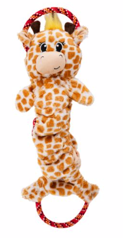 LG. CRUNCH N SCRUNCH GIRAFFE - BROWN