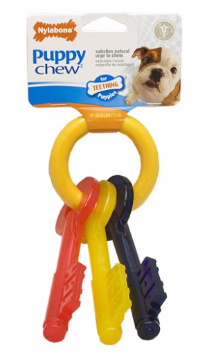 NYLABONE PUPPY KEY RING WITH KEYS