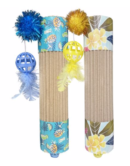 9.5 IN. MARGARITAVILLE CAT - ROLLER - ASSORTED