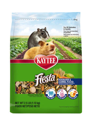 Kaytee Fiesta Hamster and Gerbil Food 2.5 lb