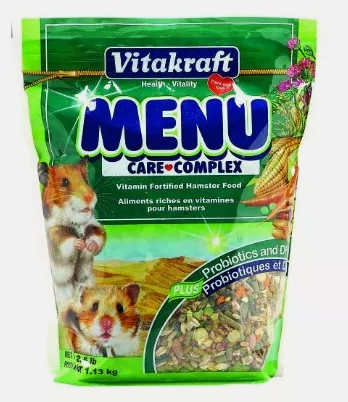 Vitakraft Menu Vitamin Fortified Hamster Food, 2.5 lb.