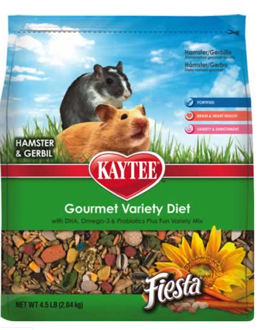 Kaytee Fiesta Max Hamster & Gerbil, 4.5 Pound