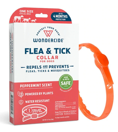 WONDERCIDE FLEA & TICK COLLAR | DOG PEPPERMINT SCENT 1 PK