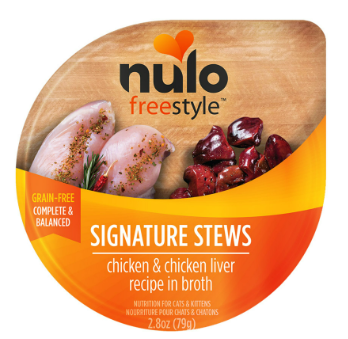 Nulo Freestyle Signature Stews Chicken & Chicken Liver Recipe in Broth Grain-Free Wet Cat Food