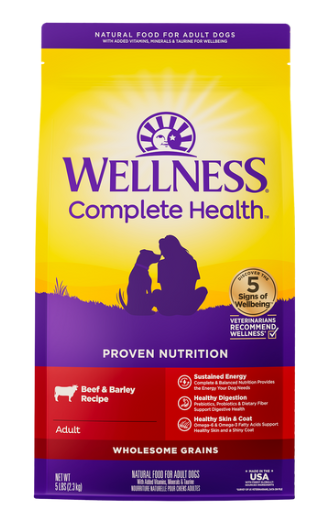 Wellness Complete Health Adult Beef & Barley 5lb