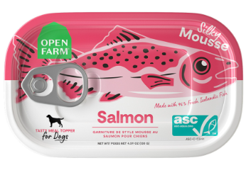 Open Farm Salmon Silky Mousse Canned Dog Food Topper