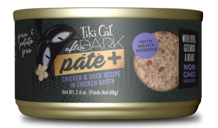Tiki Cat After Dark Pate+ Chicken & Duck 12/2.8 oz