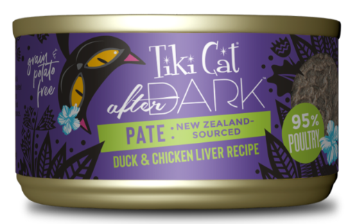 Tiki Cat After Dark Duck & Chicken Liver Paté 3 oz. Can