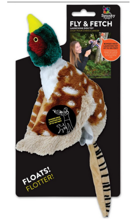 Spunky pup Fly & Fetch Pheasant Dog Toy
