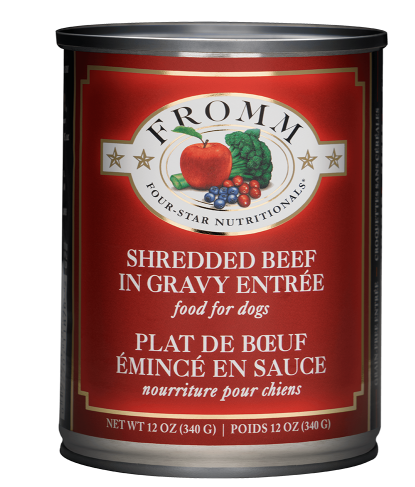 Fromm Shredded Beef In Gravy Wet Dog Food