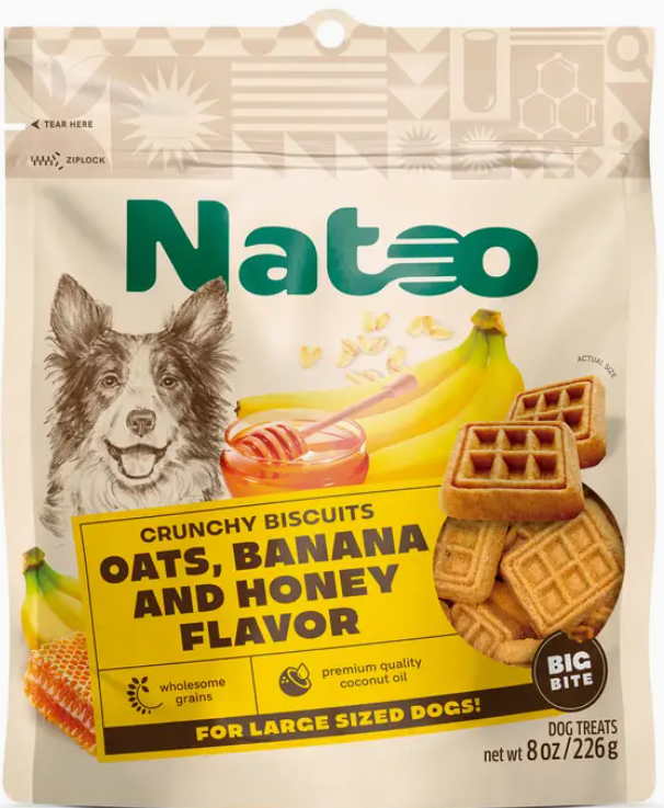 Natoo Biscuits - Oats, Banana and Honey