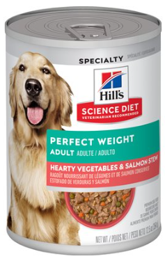 Hill's Science Diet Dog Perfect Weight Hearty Vegetables & Salmon Stew 13oz