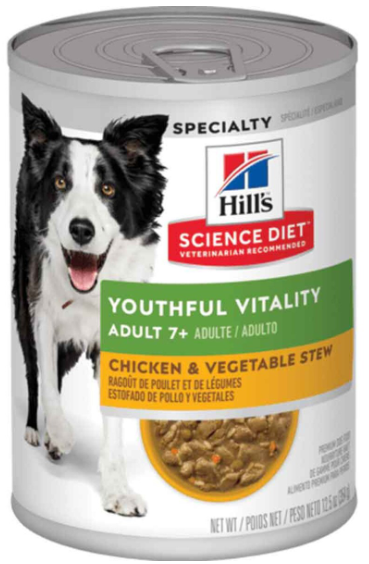 Hills Science Diet Dog - Senior - Senior Vitality - 12.5oz