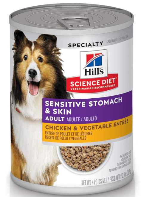 Adult Sensitive Stomach & Skin Tender Chicken & Vegetable Stew Dog Food - 12.5 oz