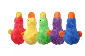 Multipet Duckworth Webster Assorted Plush Duck Dog Toy Medium