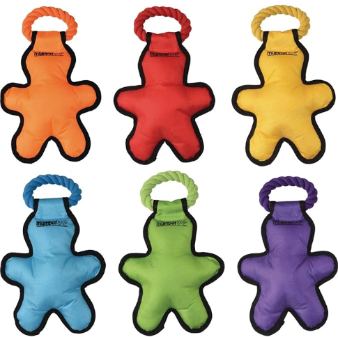 Multipet Tug 'O Man with Rope Tough Dog Toy 14