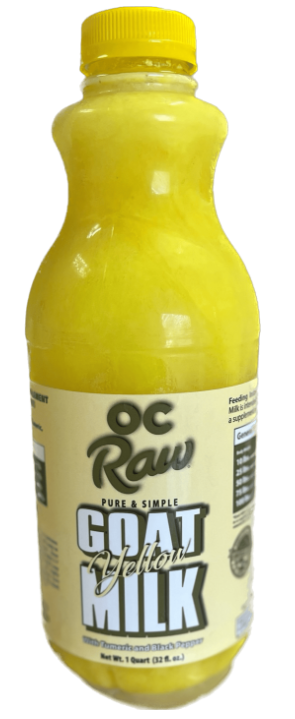 OC Raw Goats Milk w/ Turmeric & Black Pepper Dog Food