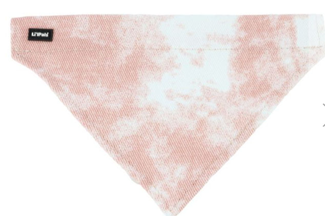 Li'l Pals® Slip-On Bandana, Pink, Petite Dog 1pc 5