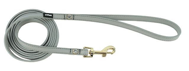 Li'l Pals Dog Collar Jeweled Grey Petite Sm 3/8