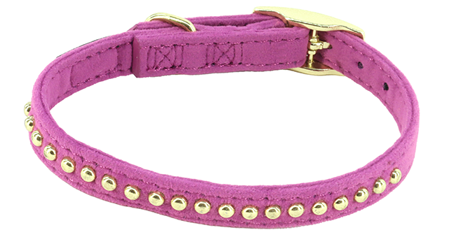 Li'l Pals Dog Collar B'DzzldVlvt Orchid Pt Sm 3/8