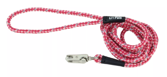 Coastal Li'l Pals Reflective Tri-Color Rope Dog Leash
