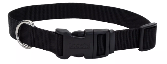 Coastal Adjustable Dog Collar with Plastic Buckle