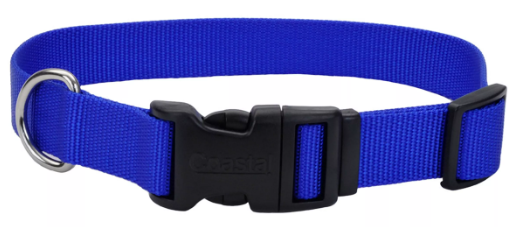 Coastal Adjustable Dog Collar with Plastic Buckle