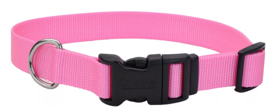 Coastal Adjustable Dog Collar with Plastic Buckle