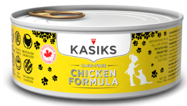 Kasiks Cage-Free Chicken Formula Canned Cat Food