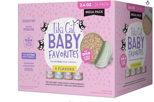 Load image into Gallery viewer, Tiki Cat Baby Favorites Whole Foods Wet Cat Food for Kittens Mega Pack, 2.4 oz. Cans (24 Count)
