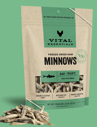 Vital Essentials 1oz FD Dog Minnows Treat