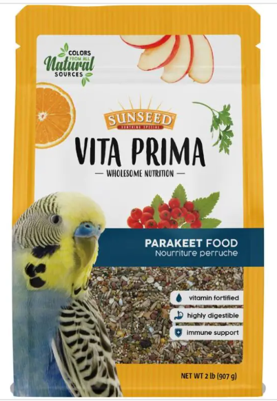 SUNSEED Vita Prima Parakeet Food, 2 lb