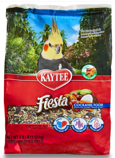 Kaytee Fiesta Cockatiel Food, 2.5 Pound