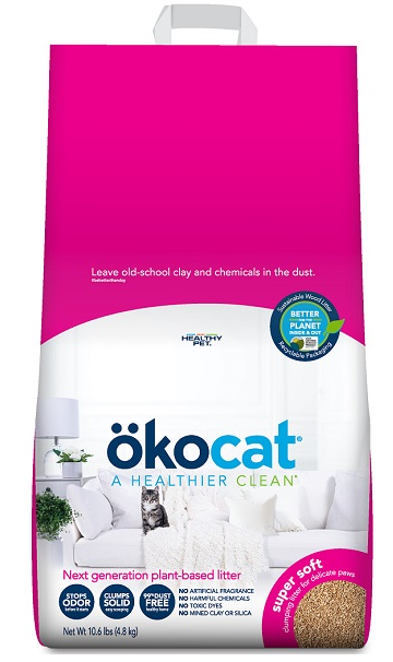 Okocat Super Soft Wood Clumping Litter BAG 10.6lb