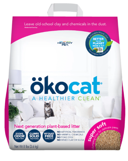 ökocat® Super Soft Clumping Wood Cat Litter