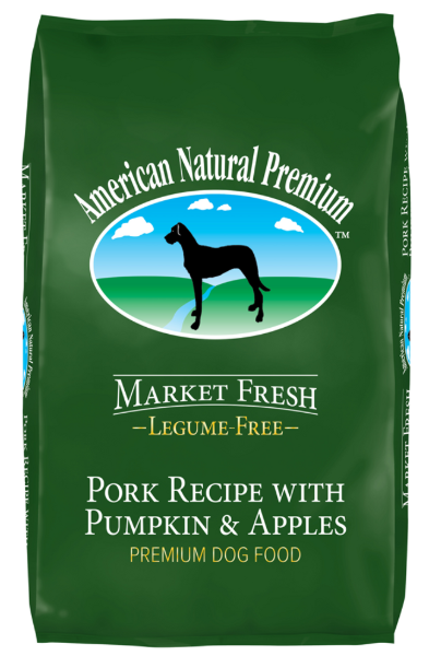 American Natural Premium Market Fresh Pork, Pumpkin & Apples Dog Food 30lb