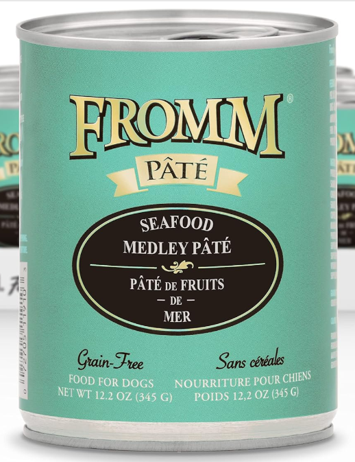 Fromm Seafood Medley Pate Dog Food - Premium Wet Dog Food - Salmon Recipe